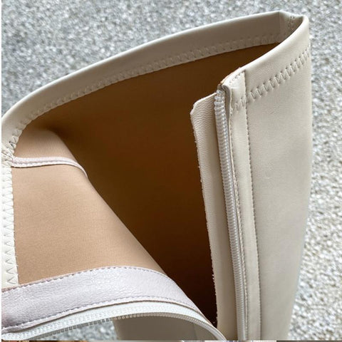 Heels Elegant Knee High Boots Autumn Ladies-BS01057-Veeddydropshipping