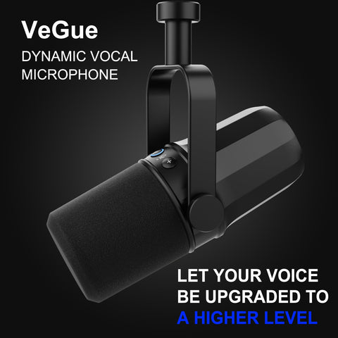 Vocal Dynamic Microphone for Podcasting, Live Streaming, Recording &amp-CE01108-Veeddydropshipping