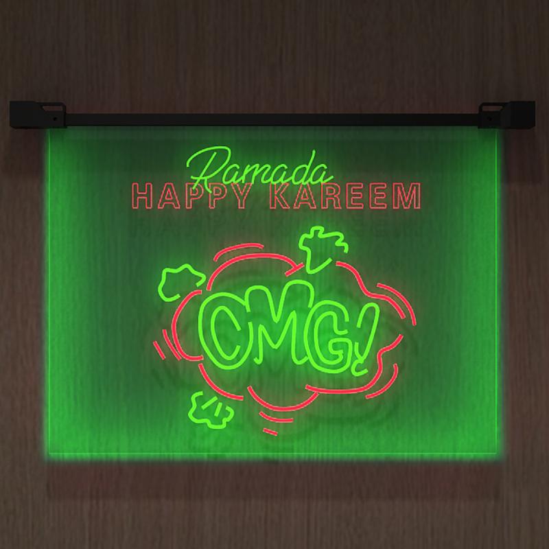 OMG Dual Color LED Neon Sign Bar Sign Room Decoration Gift-CE00586-Veeddydropshipping