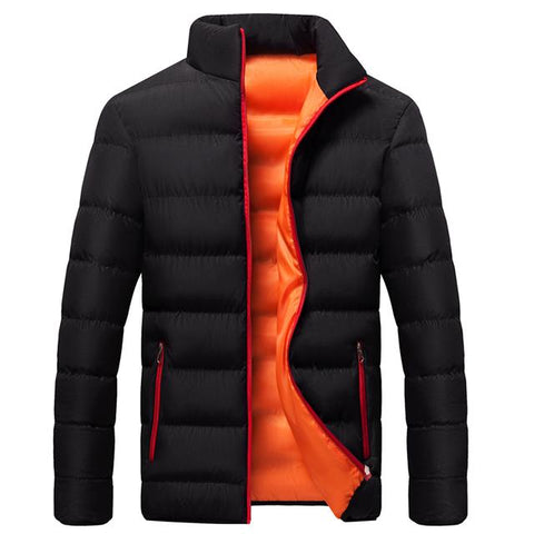 Winter Coat Cotton Coat Thickened Warm Parker Solid-Veeddydropshipping