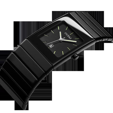 Fashion Black Ceramic Watch Men Business Waterproof -JW00653-Veeddydropshipping