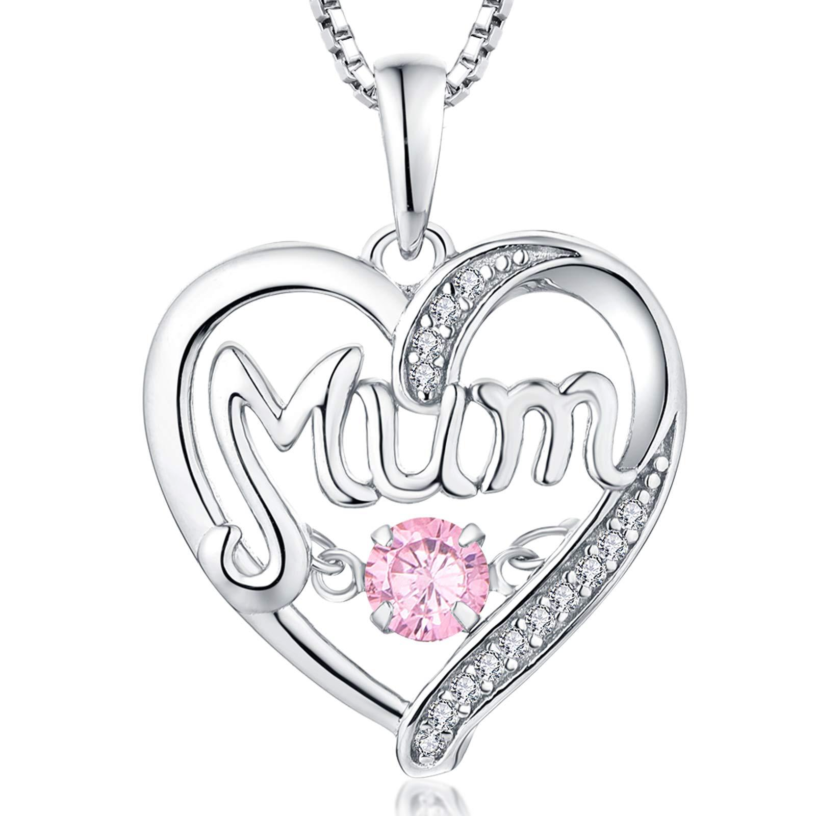       s925SilverHeartNecklacePendantMother_sDayGift-11