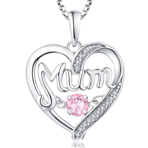       s925SilverHeartNecklacePendantMother_sDayGift-11