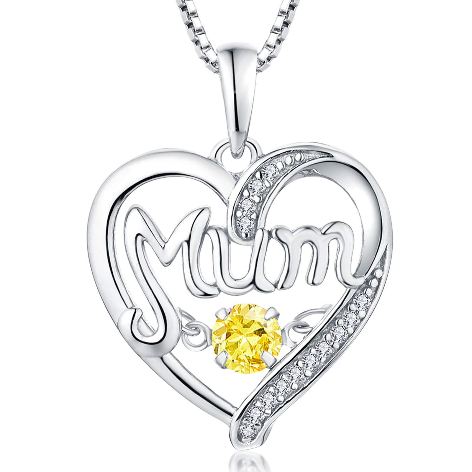    s925SilverHeartNecklacePendantMother_sDayGift-13