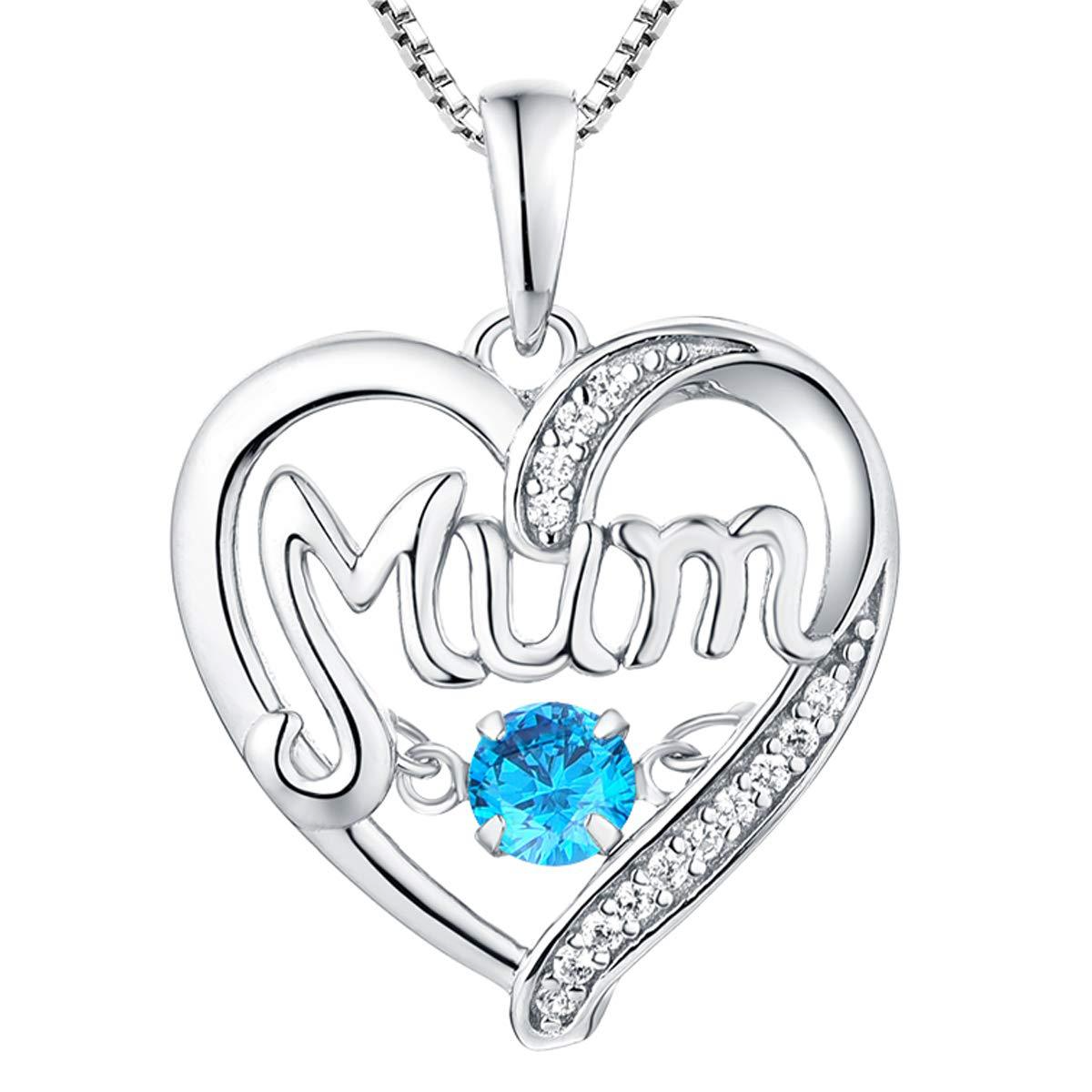       s925SilverHeartNecklacePendantMother_sDayGift-3