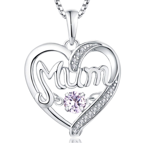       s925SilverHeartNecklacePendantMother_sDayGift-6