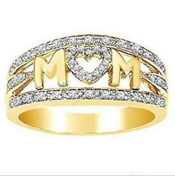   thankMomRingGoldPlatedDiamondHeartRingMother_sDayGift-2
